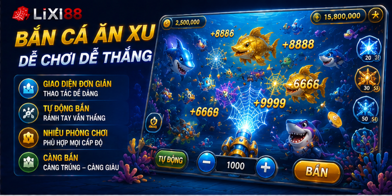 Bắn cá ăn xu dễ chơi dễ thắng Bắn cá ăn xu dễ chơi dễ thắng