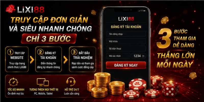 Truy cập đơn giản và siêu nhanh chóng, chỉ 3 bước Truy cập đơn giản và siêu nhanh chóng, chỉ 3 bước