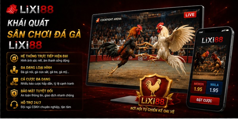 Khái quát sân chơi đá gà Lixi88 chất lượng Khái quát sân chơi đá gà Lixi88 chất lượng