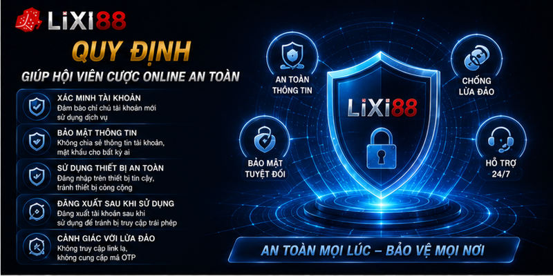 Quy định giúp hội viên cược online an toàn