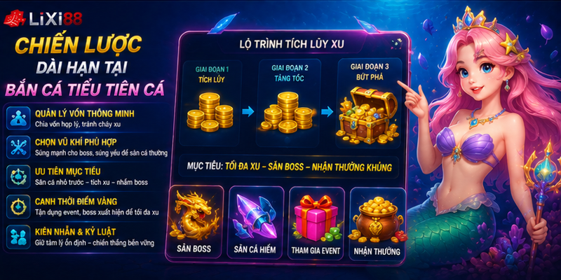 Chiến lược dài hạn tại bắn cá tiểu tiên cá Chiến lược dài hạn tại bắn cá tiểu tiên cá
